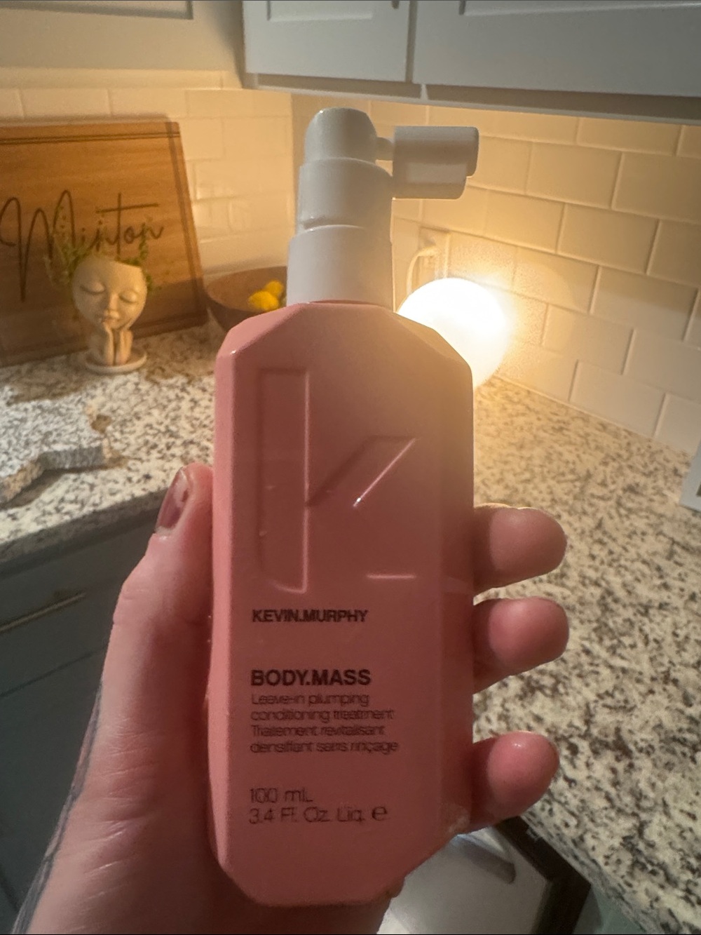 Kevin Murphy body mass, leaving pumping conditioner, never used